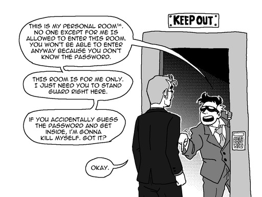 his personal room trademark